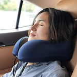 Travel Pillow 100% Pure Memory Foam Neck Pillow