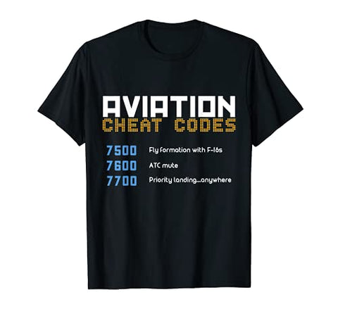 Aviation Cheat Codes Shirt, Aviation Tee, Pilot T-Shirt