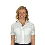 Van Heusen Women's Aviator Pilot Short Sleeve Shirt
