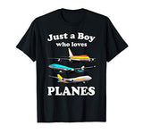 Just A Boy Who Loves Planes T-Shirt