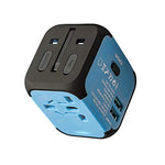 Travel Adapter Uppel Dual USB All-in-one Worldwide