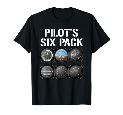 Pilot's Six Pack T-shirt
