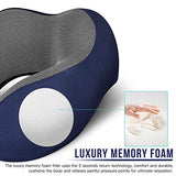 Travel Pillow 100% Pure Memory Foam Neck Pillow