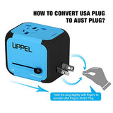 Travel Adapter Uppel Dual USB All-in-one Worldwide